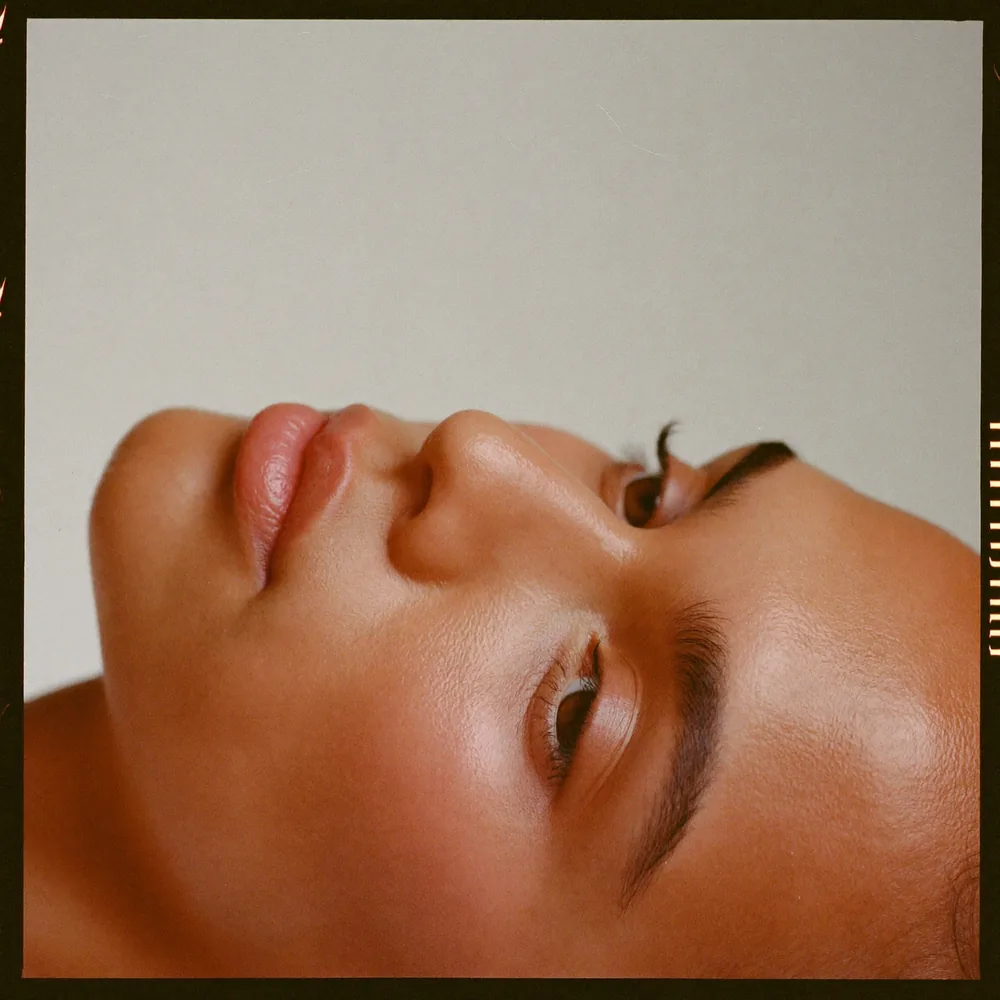 Close up of a groomed natural eyebrow